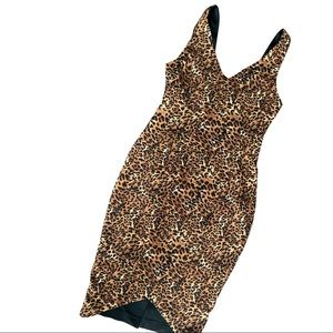 ASTR Animal print dress M cheetah leopard